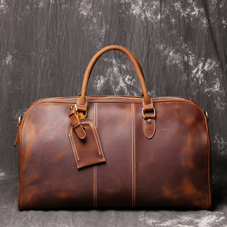 Men's Leather Hand Luggage Bag